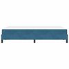 vidaXL Boxspringbett mit Matratze Dunkelblau 120 x 200 cm Stoff