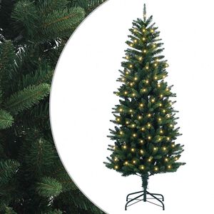 vidaXL K&uuml;nstlicher klappbarer Weihnachtsbaum 120 cm 150 LEDs