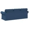 vidaXL Sofa Blau Gesamtabmessungen: 215 x 82 x 80 cm (B x T x H) Samt