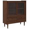 vidaXL Schrank BILBAO Dunkelkaramell 104 x 40 x 120 cm