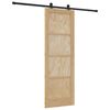 vidaXL Schiebet&uuml;r ORKDAL Natur 73,5 x 211 cm Massives Kiefernholz