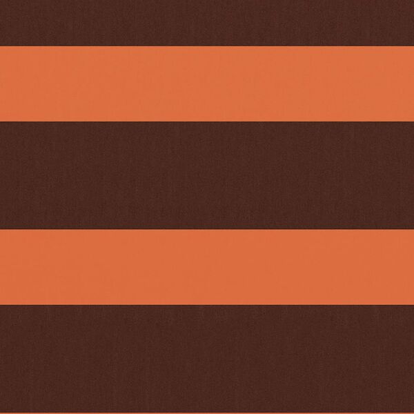 vidaXL Balkon-Sichtschutz Orange und Braun 120x600 cm Oxford-Gewebe