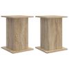 vidaXL Pflanzenst&auml;nder 2 pcs Sonoma-Eiche 30,5 x 30 x 43 cm