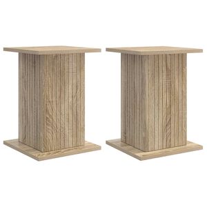 vidaXL Pflanzenst&auml;nder 2 pcs Sonoma-Eiche 30,5 x 30 x 43 cm