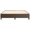 vidaXL Boxspringbettgestell Braun 180x200 cm Kunstleder