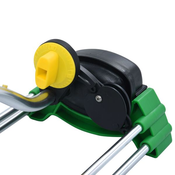 vidaXL Oszillierender Rasensprenger mit 18 Düsen