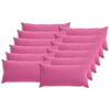 vidaXL Kissen 12 stk. HEERLEN Rosa 40 x 80 cm Polyester