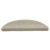 vidaXL Stufenmatten Selbstklebend Sisal-Optik 30Stk. 56x17x3cm