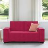 vidaXL 2-Sitzer-Sofa Weinrot 160x78x84 cm Samt