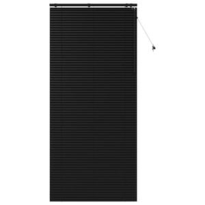 vidaXL Venezianische Jalousie Schwarz 100 x 250 cm 35 mm