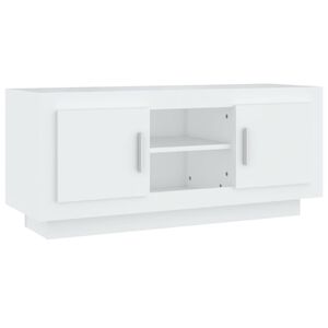 vidaXL TV-Schrank Wei&szlig; 102x35x45 cm Holzwerkstoff