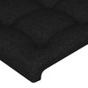 vidaXL Boxspringbett mit Matratze Schwarz 160x200 cm Stoff