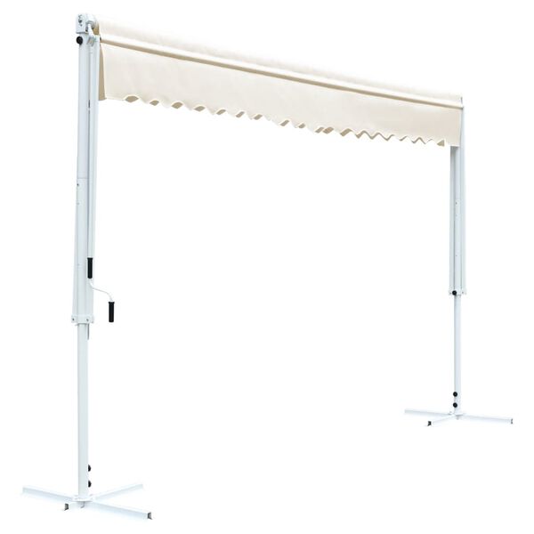 vidaXL Freistehende Markise 600x300 cm Creme