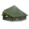 vidaXL Tipi Zelt Olive Gr&uuml;n 500 x 500 x 300 cm Polyester und Stahl