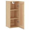 vidaXL Wandschrank Sonoma-Eiche 34,5x34x90 cm Holzwerkstoff