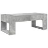 vidaXL Couchtisch Beton Grau 110 x 50 x 41 cm Holzwerkstoff