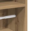 vidaXL Badezimmerschrank mit Rollenhalter Artisan-Eiche 20,5x22x90 cm