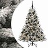 vidaXL K&uuml;nstlicher Weihnachtsbaum mit Weihnachtskugel 120 cm 150 LEDs