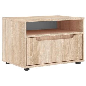 vidaXL TV-Schrank VISNES Sonoma-Eiche 60x40x38 cm Holzwerkstoff