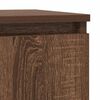 vidaXL Sideboard Braun Eichen-Optik 29,5x34x76 cm Holzwerkstoff
