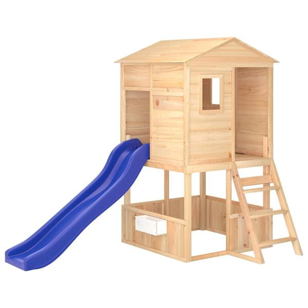 vidaXL Spielturm Massivholz Tanne