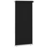 vidaXL Au&szlig;enrollo 100x230 cm Schwarz