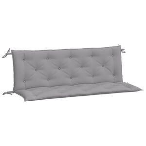 vidaXL Gartenbank-Auflagen 2 Stk. Grau 150x50x7 cm Oxford-Gewebe