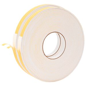 vidaXL Selbstklebendes Schaumstoffband 2 stk. Wei&szlig; 10mm x 10m