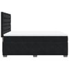 vidaXL Boxspringbett mit Matratze Schwarz 160x200 cm Samt
