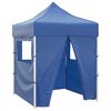 vidaXL Party-Zelt Blau 200 x 200 x 315 cm Oxford-Stoff