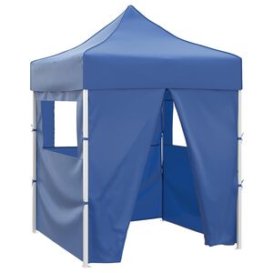 vidaXL Party-Zelt Blau 200 x 200 x 315 cm Oxford-Stoff