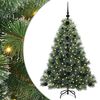 vidaXL K&uuml;nstlicher Weihnachtsbaum Gr&uuml;n 120 cm PE und PVC