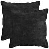 vidaXL Kissenbezug 6 stk. HOUTEN Anthrazit 35 x 35 cm Chenille-Stoff