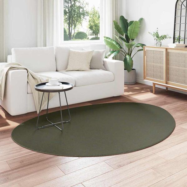 vidaXL Teppich HUARTE Waldgrün 140 x 200 cm Polyester