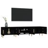 vidaXL TV-Schrank Schwarz 180x31,5x40 cm Holzwerkstoff