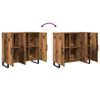 vidaXL Sideboard Altholz 90 x 34 x 80 cm Holzwerkstoff