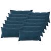 vidaXL Kissenbezug 12 pcs HEERLEN Blau 40 x 80 cm Samt