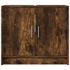 vidaXL Waschbeckenschrank Räuchereiche 63x29x55 cm Holzwerkstoff