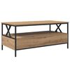 vidaXL Couchtisch Eiche handwerklich 100 x 51 x 45 cm Holzwerkstoff