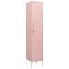 vidaXL Schlie&szlig;fachschrank Rosa 35x46x180 cm Stahl