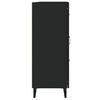 vidaXL Sideboard Schwarz 69,5x34x90 cm Holzwerkstoff