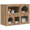 vidaXL Sideboard Artisan-Eiche 80,5 x 35 x 59 cm Holzwerkstoff