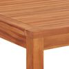 vidaXL 5-tlg. Garten-Essgruppe Massivholz Teak