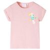 vidaXL Kinder-T-Shirt Hellrosa 116