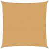 vidaXL Sonnensegel 160 g/m&sup2; Quadratisch Sandfarbe 7x7 m HDPE