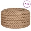 vidaXL Juteseil 1 mm Natur 100% Tossa Jute
