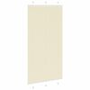 vidaXL Plissee Creme 105x200 cm Stoffbreite 104,4 cm Polyester
