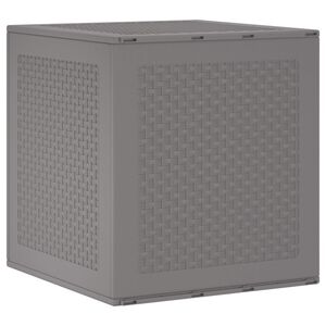 vidaXL Aufbewahrungsbox Hellgrau 55 x 53 x 57 cm Polypropylen