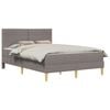 vidaXL Bettrahmen 160 x 200 cm Taupe