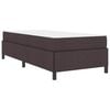 vidaXL Boxspringbett Dunkelbraun 100 x 200 cm Stoff